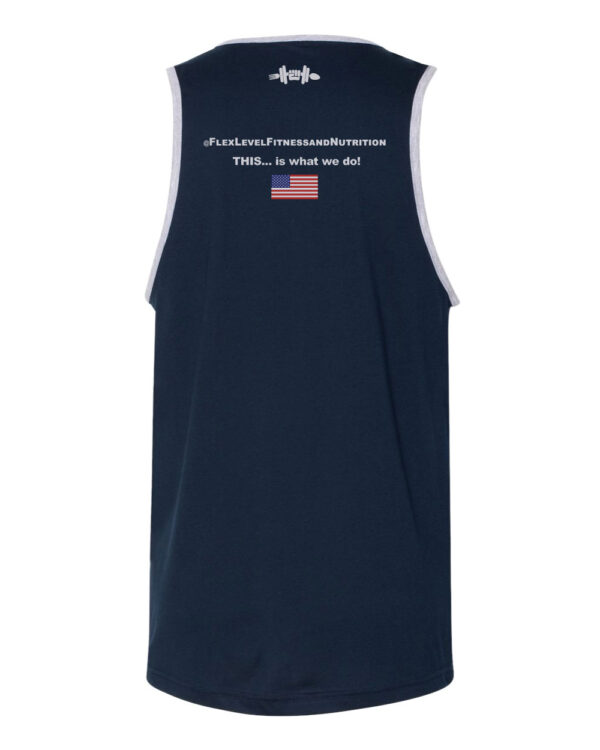 Flex Level Fitness Navy Cotton Tank