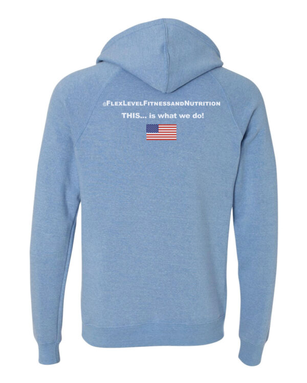 Flex Level Fitness Hooded Sweatshirt – Pacific Blue