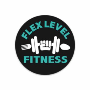 Flex Level Fitness Sticker - Black