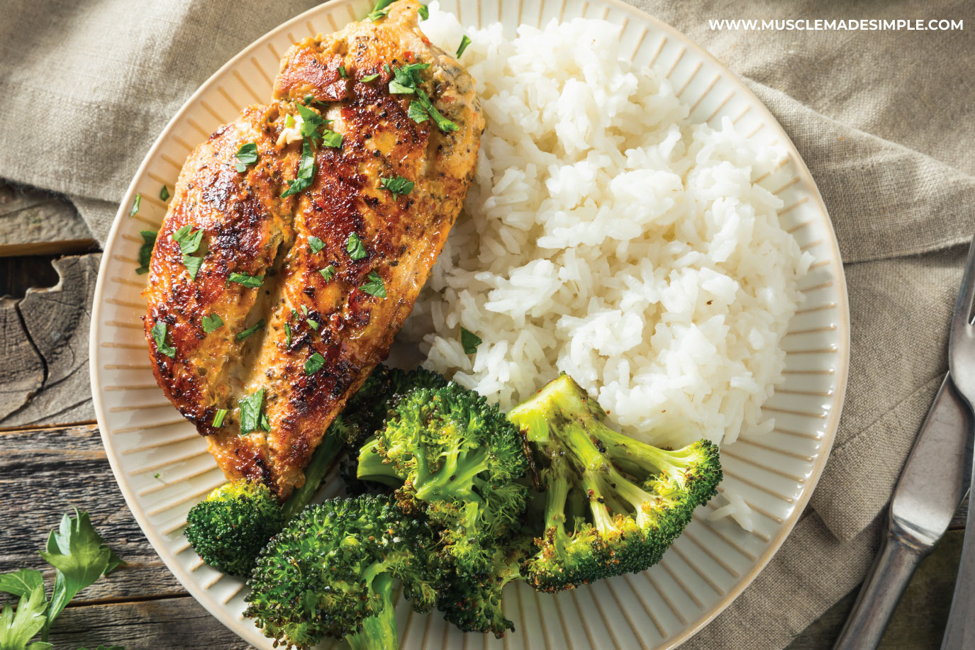 Simple Baked Garlic Chicken