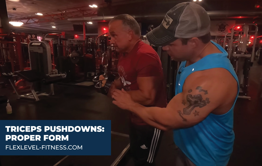Triceps Pushdowns Proper Form